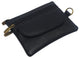 8101 CF Women Genuine Leather Triple Zipper Small Wallet Change Coin Purse Holder with Front Snap Pocket