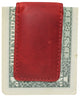 Slim Magnetic Money Clip Hunter Leather Business Card Holder for Men 812HUQ