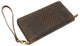 Vintage Leather Wallets for Women RFID Blocking Zip Around Credit Card Holder Phone Wristlet Clutch RFID4040HTC