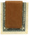 Slim Magnetic Money Clip Hunter Leather Business Card Holder for Men 812HUQ