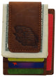 510910 Money Clip Front Pocket Wallet Leather Strong Magnet Thin Logo Wallets