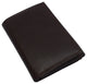 Black Mens Leather RFID Trifold Card ID Wallet W/ Removable Card Holder & Gift Box RFID521955