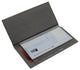CN156/Genuine Cow Napa Leather Slim Checkbook Cover With Pen Holder