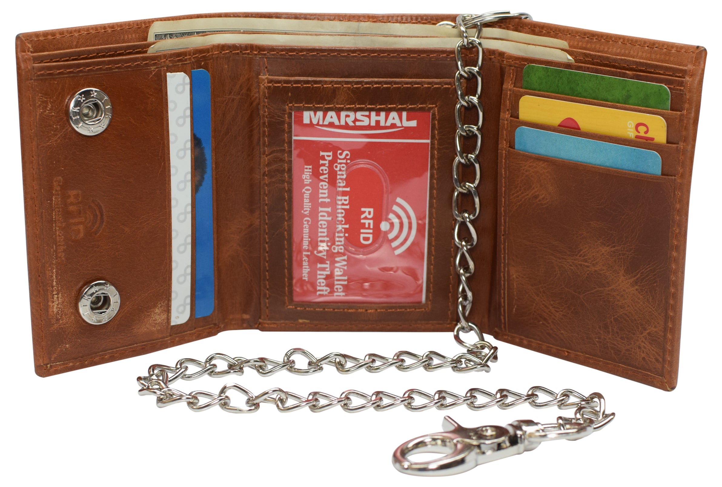 Men's Levi's RFID-Blocking Extra-Capacity Genuine Leather Trifold Wallet Men's Levi's RFID-Blocking Extra-Capacity Genuine Leather Trifold Wallet