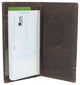 RFID Vintage Genuine Leather Long Bifold Checkbook Cover Holder for Men & Women 9-Series 156HTC