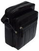 K127 Mens Genuine Leather Shoulder Messenger Bag for Men Adjustable Shoulders Sling Crossbody Bags for Travel Work Business Handbag