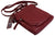 Women's Premium Genuine Leather Organizer Purse Ladies Crossbody Shoulder Bag CN0903-[Marshal wallet]- leather wallets