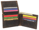 CAZORO Wallet for Mens Vintage Genuine Leather RFID Blocking Bifold Men Distressed Wallet 9-Series 53HTC