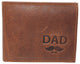 RFID Blocking Real Leather Bifold Classic Logos Wallet for Men RFID43NU