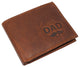RFID Blocking Real Leather Bifold Classic Logos Wallet for Men RFID43NU