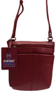 Luxury Womens Zipper Purse Handbag Genuine Leather Ladies Crossbody Shoulder Bag CN0905-[Marshal wallet]- leather wallets