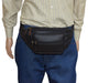 Genuine Cowhide Leather Fanny Pack Waist Bag Multifunction Hip Bum Bag Travel Pouch for Men and Women 7312