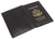 351CFUSA Marshal Slim RFID Blocking Leather Passport Holder Travel Bifold Wallet For Men