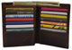 RFID 615502RHU  RFID Blocking Bifold Hipster Multi Credit Card ID Holder Wallet Vintage Leather by Cazoro