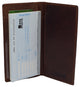 RFID0156BF Men's Genuine Buffalo Leather Long Basic Checkbook Cover RFID Blocking