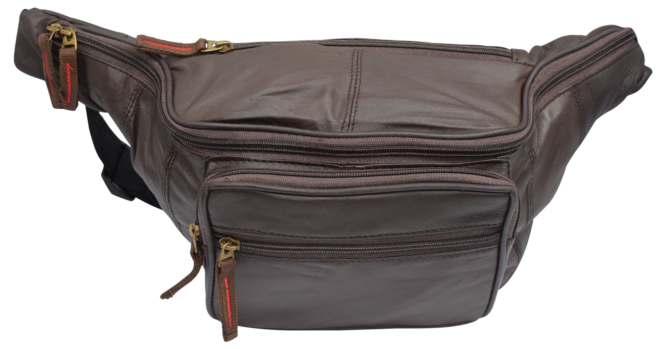 Azkha Multiple pocket waist belt pouch Waist leather pouch Black - Price in  India | Flipkart.com