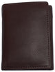 RFID Blocking Genuine Leather Trifold Classic Style Wallet 631107