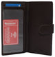 Genuine Leather Basic Checkbook Cover with RFID Blocking & Snap Closure 630157