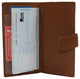 Genuine Leather Basic Checkbook Cover with RFID Blocking & Snap Closure 630157
