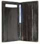 Eel skin  Checkbook Wallet E 529-[Marshal wallet]- leather wallets