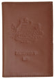 Australia Passport Cover Genuine Leather Passport Wallet for Travel with Embossed logo 151 BLIND Australia-[Marshal wallet]- leather wallets