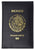 Mexico Passport Cover Genuine Leather Travel Wallet with Emblem Pasaporte 151 Mexico-[Marshal wallet]- leather wallets