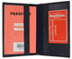 Italy Passport Wallet Genuine Leather Passport holder with Italy Emblem Embossed Passaporto 151 BLIND Italy-[Marshal wallet]- leather wallets