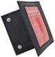 80wBK/Mens Genuine Leather Credit Card ID Holder Bifold Money Clip Wallet-[Marshal wallet]- leather wallets