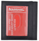 80wBK/Mens Genuine Leather Credit Card ID Holder Bifold Money Clip Wallet-[Marshal wallet]- leather wallets