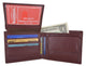 Genuine Cowhide  Leather Bifold Credit Card ID Holder Wallet with Coin Pouch 59CF-[Marshal wallet]- leather wallets