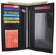 Checkbook, Card Holder & ID Holder RFID 853-[Marshal wallet]- leather wallets