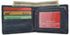 Waterproof Eel Skin Mens Bifold Middle Flap Card ID Wallet EW709-[Marshal wallet]- leather wallets