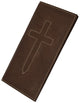 Cross Sign Basic Leather Checkbook Cover 156 CF JE-[Marshal wallet]- leather wallets