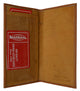 Check Book Covers 156 CR-[Marshal wallet]- leather wallets