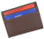 Handmade Genuine Leather Unisex Slim Super Thin Card Holder With ID Card Window 270C-[Marshal wallet]- leather wallets