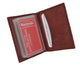 Leather Bifold Plastic Credit Card Inserts Holder 1570CF-[Marshal wallet]- leather wallets