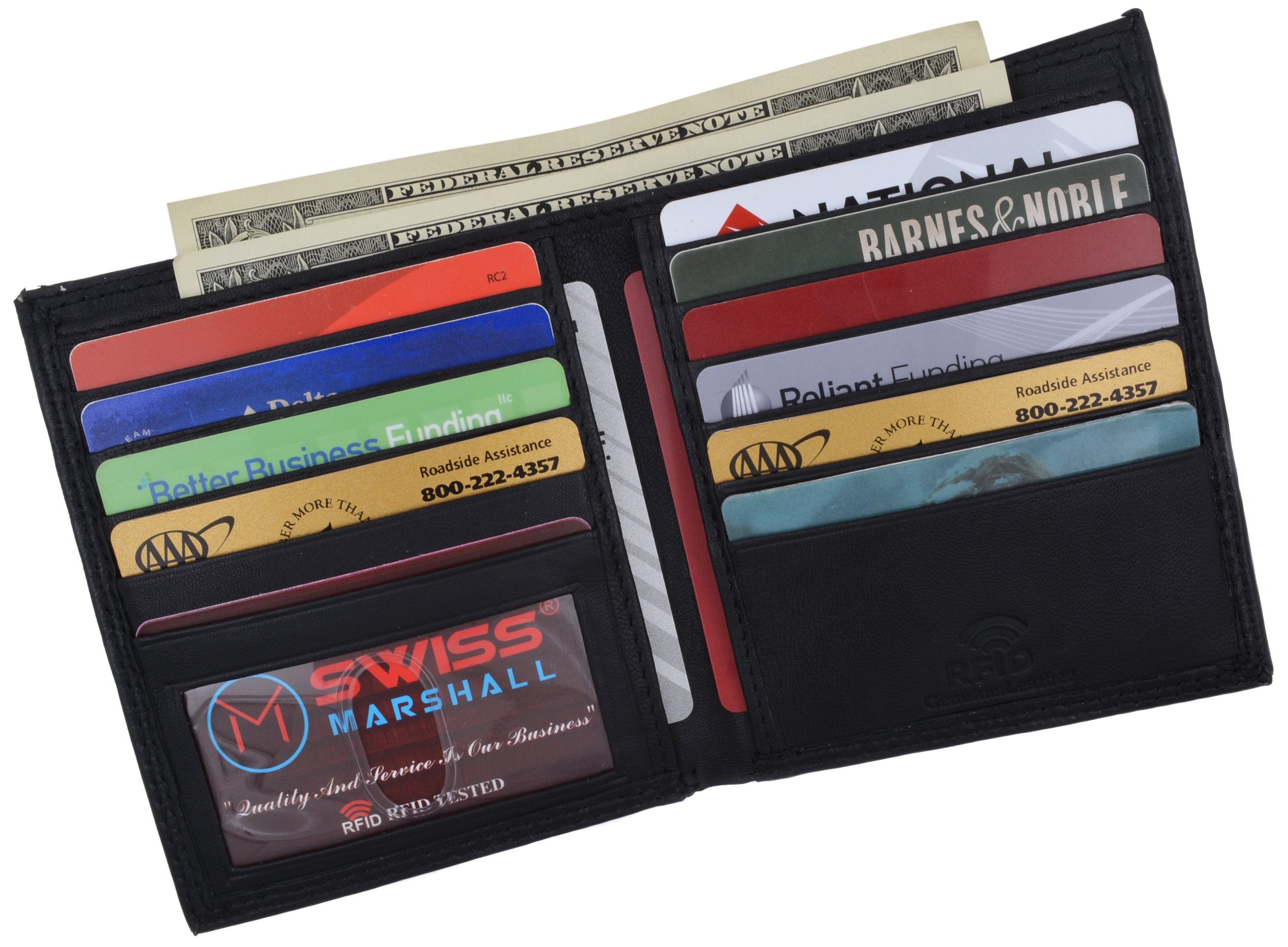 Eono Men's Card Wallet, Slim Bifold Wallet