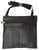 803 BK/Genuine Leather Cross Body Bag   Black, Unisex Bag-[Marshal wallet]- leather wallets