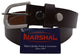 Cowhide 100% Leather Casual Jean Belt 1 1/2'' Wide Black MSL 1800-[Marshal wallet]- leather wallets