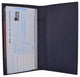 CN156/Genuine Cow Napa Leather Slim Checkbook Cover With Pen Holder-[Marshal wallet]- leather wallets