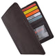 RFID Hipster Bifold Credit Card 2 ID Windows Mens Cow Napa Leather Wallet RFIDCN1502-[Marshal wallet]- leather wallets