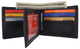 RFID Blocking Vintage Soft Genuine Leather Men's Multi-Card Compact Center Flip Bifold Wallet RFID52HTC-[Marshal wallet]- leather wallets