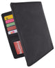 RFID Blocking Vintage Look Genuine Leather Bifold Hipster Credit Card Wallet RFID2502HTC-[Marshal wallet]- leather wallets