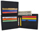 RFID Blocking Mens Genuine Leather Bifold 5 de Mayo Sombrero Logo Wallet /53HTC Sombrero-[Marshal wallet]- leather wallets