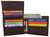 Genuine Leather RFID Bifold Mens Marijuana Leaf Logo Wallet /53HTC Marijuana Leaf-[Marshal wallet]- leather wallets