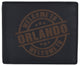 Genuine Leather Bifold Welcome to Orlando RFID Men's Wallet /53HTC Orlando 1-[Marshal wallet]- leather wallets