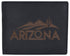 RFID Blocking Mens Genuine Leather Arizona Logo Credit Card ID Bifold Wallet 53HTC ARIZONA