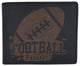 Football Logo Mens RFID Blocking Genuine Leather Bifold Wallet /53HTC Football-[Marshal wallet]- leather wallets