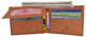 Bifold Men's RFID Blocking Genuine Leather Credit Card ID Wallet / RFID53GT-[Marshal wallet]- leather wallets