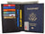 RFID Blocking Leather Passport Holder Wallet Cover Case Travel For Men and Women RFID751-[Marshal wallet]- leather wallets